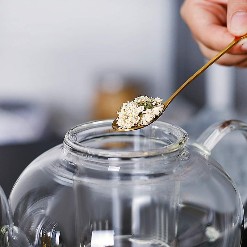 [Australia - AusPower] - CNGLASS Glass Infuser with Lid for 20.3oz Teapot S 