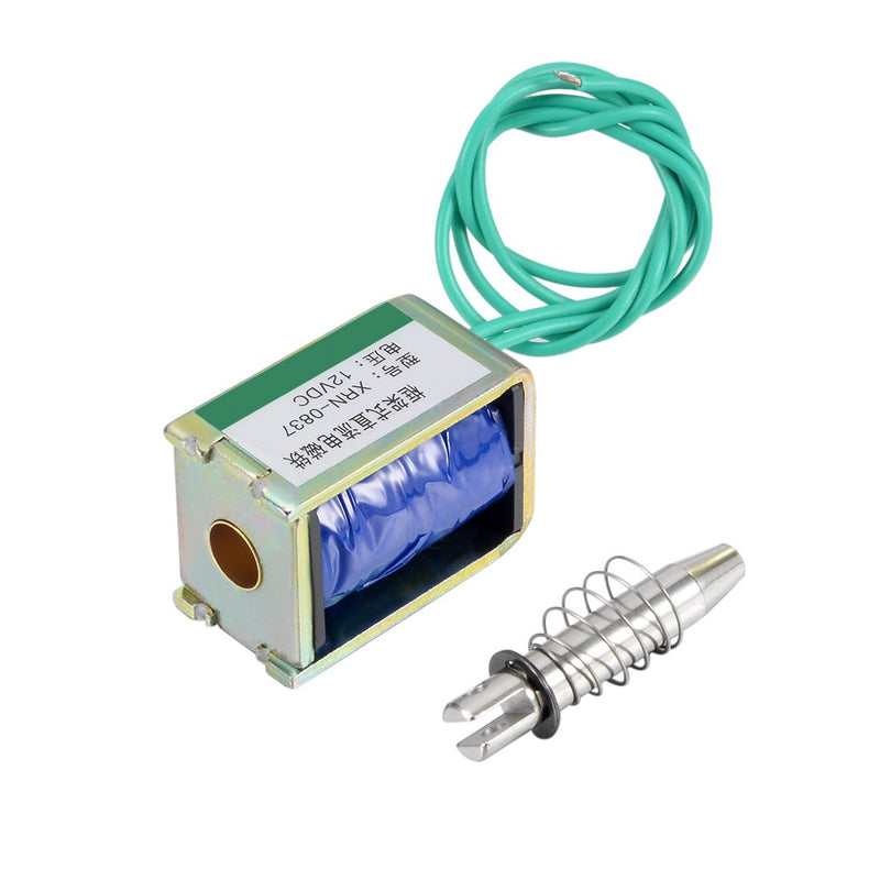 [Australia - AusPower] - uxcell DC 12V 20N 10mm Stroke Pull Type Open Frame Solenoid Electromagnet XRN-0837 