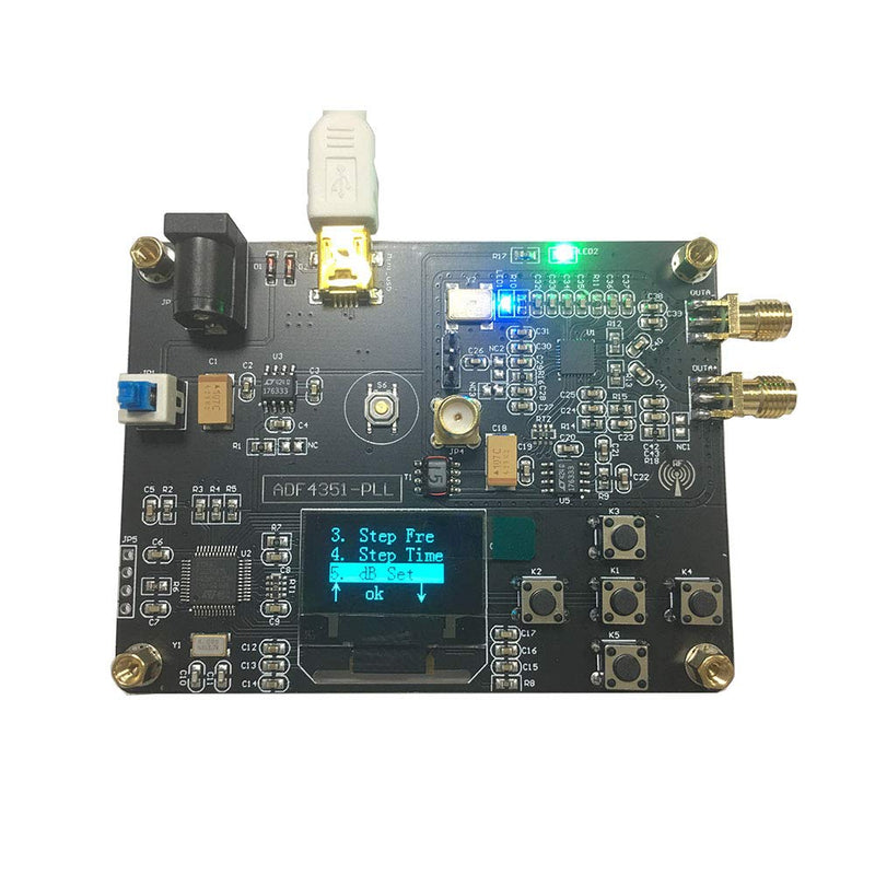 [Australia - AusPower] - RF Signal Generator Frequency 35MHz-4400MHz Signal Source chip ADF4351 