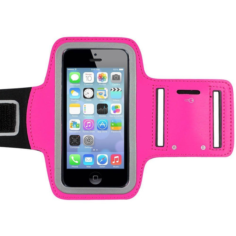 [Australia - AusPower] - JPM Pro Sports Armbands for iPhone 4, 4S, 5, 5S, 5C, 6, 6Plus, Samsung Galaxy S3, S4, Note2, Note3 (iPhone 4/5 Pink) iPhone 4/5 Pink 