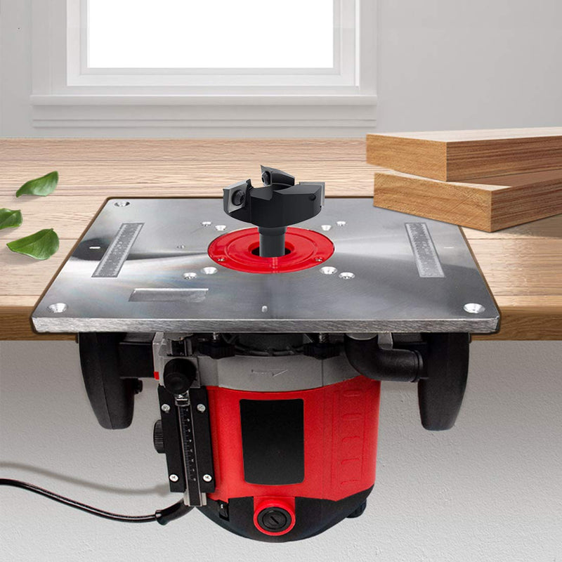 [Australia - AusPower] - CNC Spoilboard Surfacing Router Bit, 1/2" Shank 2" Cutting Diameter, Insert Carbide Slab Flattening Router Bit Planing Bit Wood Planer Bit by BINSTAK Matte 