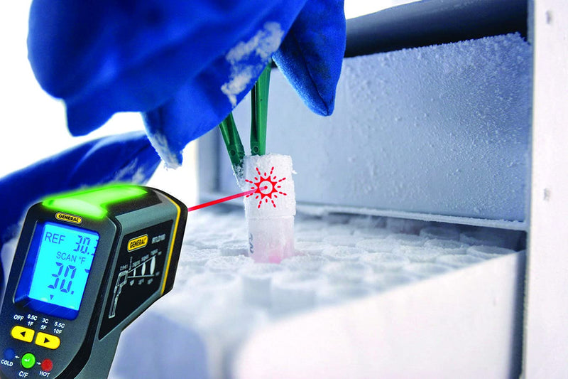 [Australia - AusPower] - General Tools Infrared Thermometer #IRTC50, -40° to 428° F, Tricolor Light Panel, Scanner 