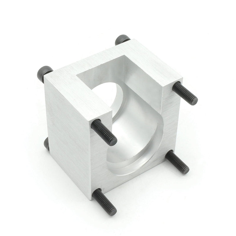 [Australia - AusPower] - Nema23 Stepper Motor Mount Base 57 Stepping Motor Bracket Clamp Support Holder with 4pcs Installation Screws Aluminium Oxide for CNC Router Machine 