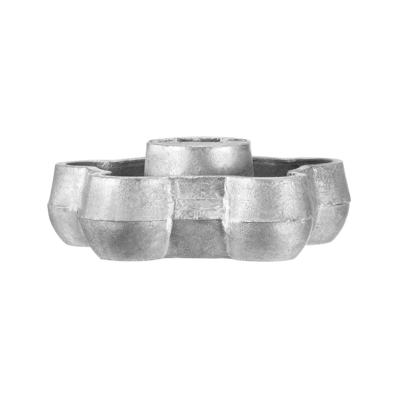 [Australia - AusPower] - PATIKIL 64mm Diameter Hand Wheel, 1 Pack Aluminum Alloy Control Switch Replacement Handle for Gas Cylinder, Silver Tone 