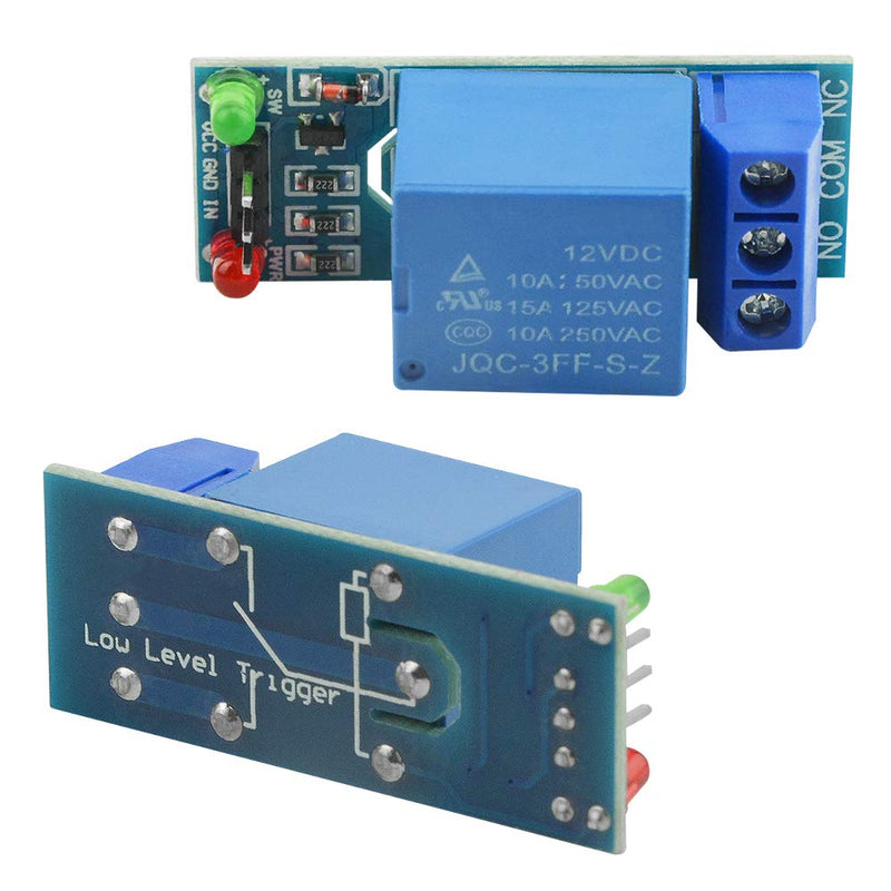 [Australia - AusPower] - XINGYHENG 10PCS One Channel Relay Module 12V Low Level Trigger Relay Expansion Plate Load Controlled Relay Switch Module for Industrial Automation Process 
