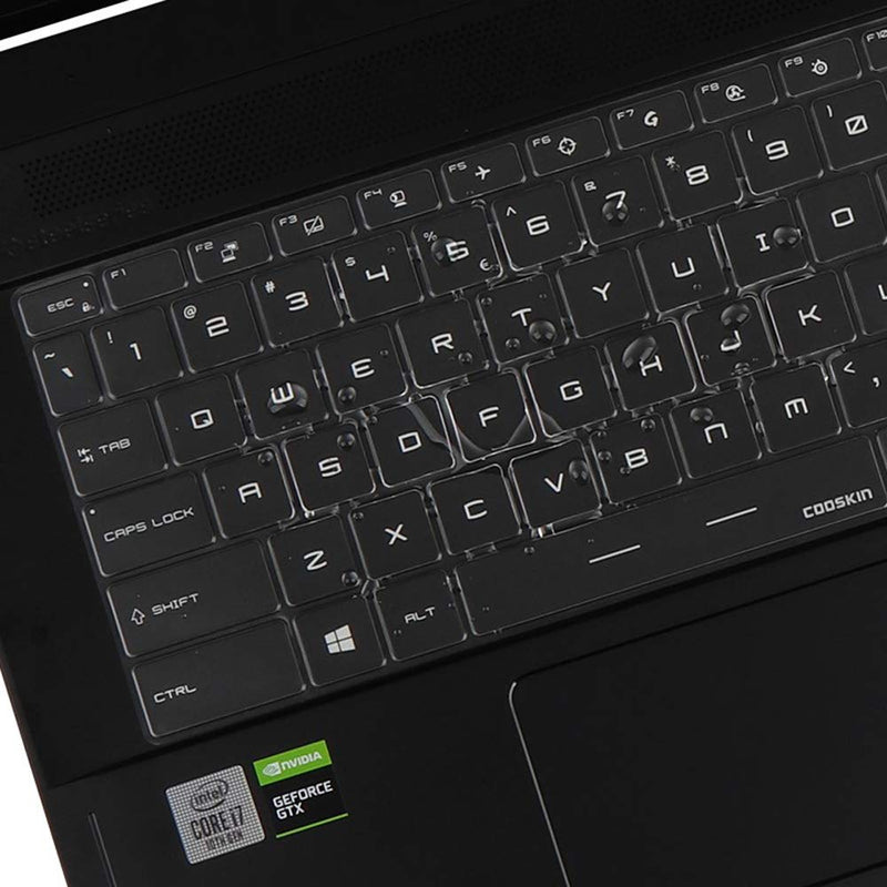 [Australia - AusPower] - Ultra Thin Keyboard Cover for 15.6" MSI GS66 Stealth 10SFS 10SGS, GE66 WS66 GP66 Series 15.6 Inch Gaming Laptop Keyboard Skin Protector, 15.6" MSI GS66 Stealth Accessories, US Layout MSI GS66 GE66 WS66 