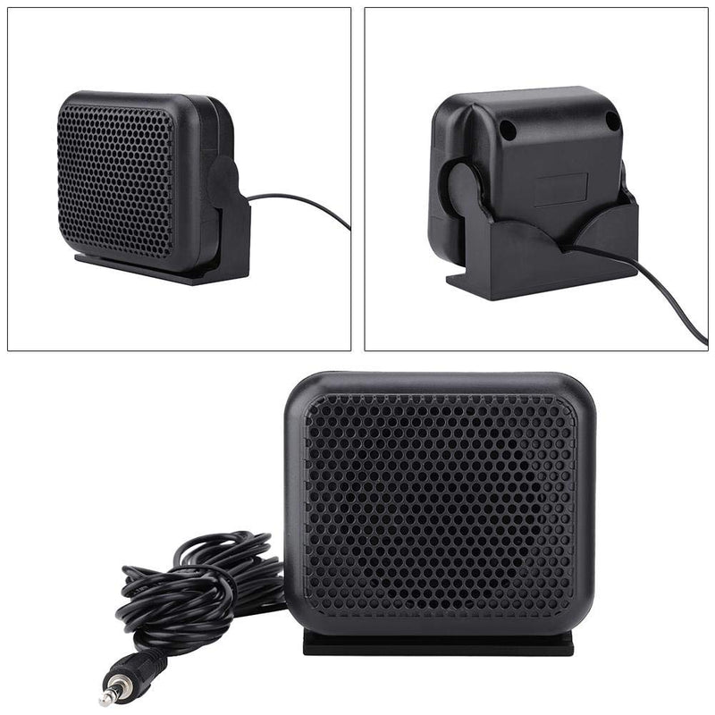 [Australia - AusPower] - Sanpyl Wired External Speaker, NSP-100 Mini External Speaker Mobile Radio Microphone for Kenwood Yaesu ICOM Ham Car Radios with a 3W Speaker 