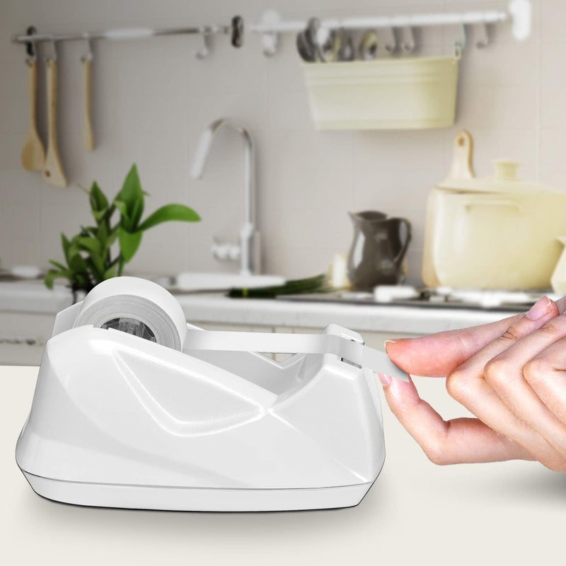 [Australia - AusPower] - Acrimet Premium Desktop Tape Dispenser Non-Skid Base (Heavy Duty) (White Color) 