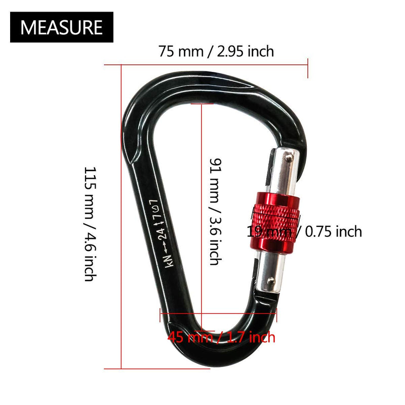 [Australia - AusPower] - NewDoar Climbing Abseiling Belay Device ATC Rappelling Descender 25KN V-grooved Equipment ATC+CLOCK 