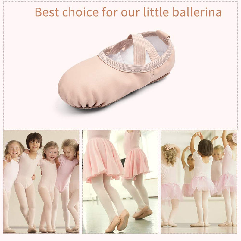 [Australia - AusPower] - Stelle Girls Ballet Dance Shoes Slippers for Kids Toddler 5 Toddler Ballet Pink(beige) 