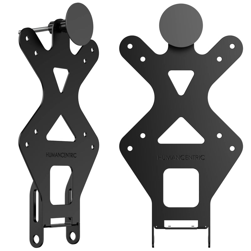 [Australia - AusPower] - HumanCentric VESA Mount Adapter for HP Monitors 22er, 22es, 22f, 23er, 23es, 23f, 24ea, 24ec, 24er, 24es, 24f, 24fw, 25er, 25es, 25f, 27er, 27ea, 27es, 27f, 27fw, 27ec VESA Adapter Bracket (Black) One Pack 