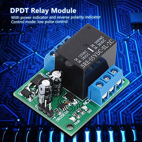 [Australia - AusPower] - DR25E0 Relay Module DPDT Relay Module Double Pole Double Throw Bistable Relay Module Board (6-24V) 