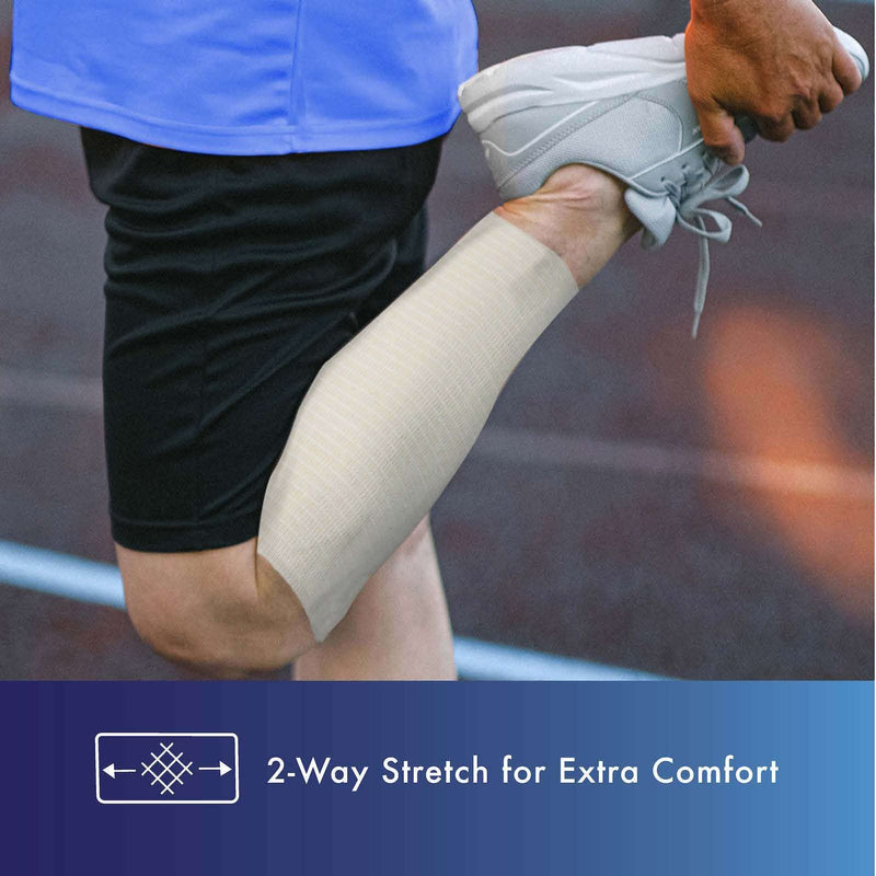 [Australia - AusPower] - KinGrip Tubular Elastic Support Bandages by Kinship Comfort Brands | Tubular Bandage Protects Fragile Skin | Latex-Free | Wound Care | Edema & Lymphedema Support | Made in USA | Size B 2.5”x10 MTR SIZE B (2.5" x 10 Meter) 
