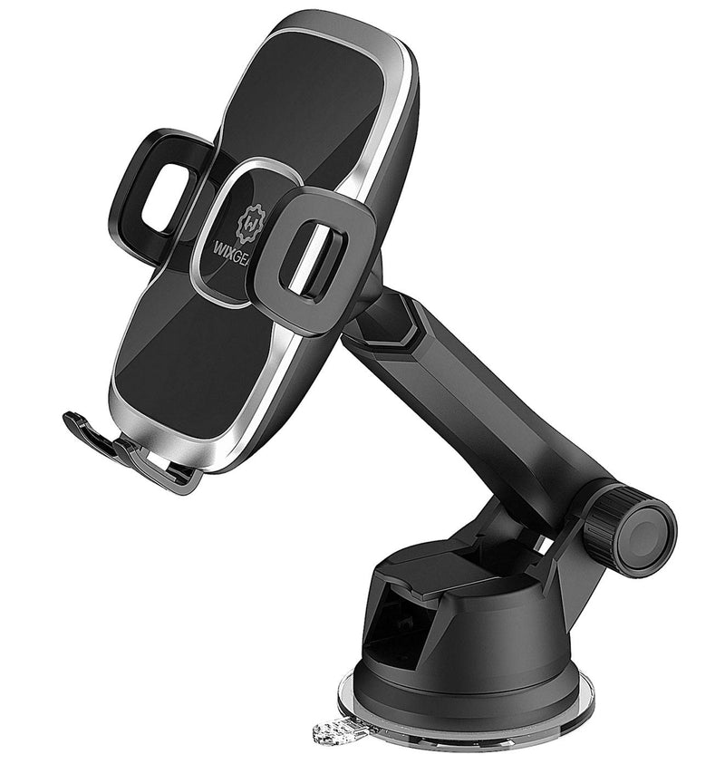 [Australia - AusPower] - Phone Holder for Car, WixGear Universal Dashboard Windshield Phone Car Suction Cup Mount Holder for Cell Phone 360 Degree Rotation Compatible with iPhone Xs/XS Max / 8/7 / 6, Galaxy S and More 