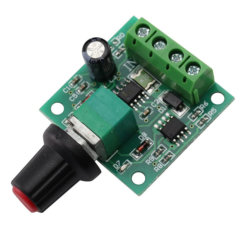 [Australia - AusPower] - VKLSVAN 6PCS DC PWM Motor Speed Controller 1803BK 1803B Adjustable Driver Switch with Speed Control Knob DC 1.8v 3v 5v 6v 12v 2A 30W Low Voltage 