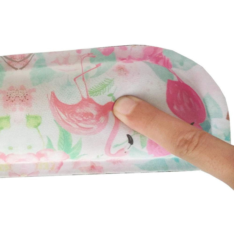 [Australia - AusPower] - HAPLIVES Ergonomic Keyboard Wrist Rest Pad and Mouse Pad Wrist Support Set with Non-Slip Backing Memory Form-Filled, Easy-Typing and Pain Relief for Gaming Office Computer Laptop (Pink Two Flamingos) Pink Two Flamingos 