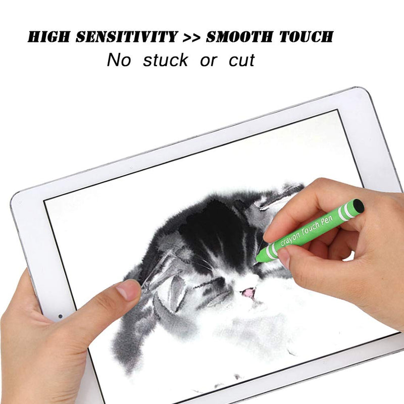 [Australia - AusPower] - Touch Screen crayon Stylus Anti-scratch ABS Pen High Sensitivity smartphones Tablet Touch Pen For iOS / Android Green 