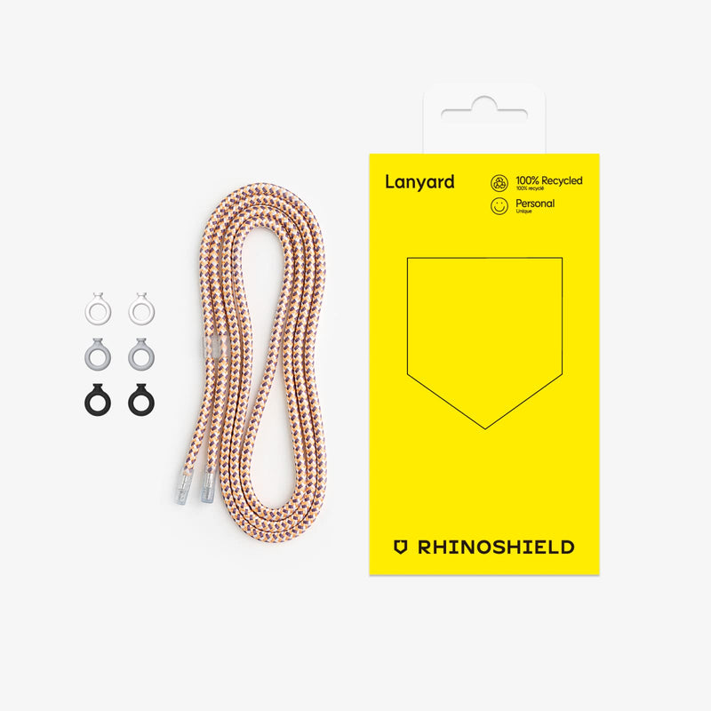[Australia - AusPower] - Extra Lanyard for RhinoShield Clear Case | Adjustable Neck Strap, Recyclable, Durable - Cosmos Black 