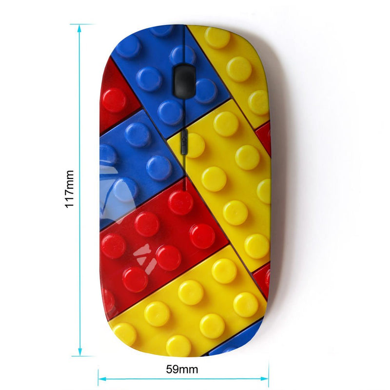 [Australia - AusPower] - KOOLmouse [ Optical 2.4G Wireless Mouse ] [ Toy Blue Yellow Red Kit Construction Children ] 
