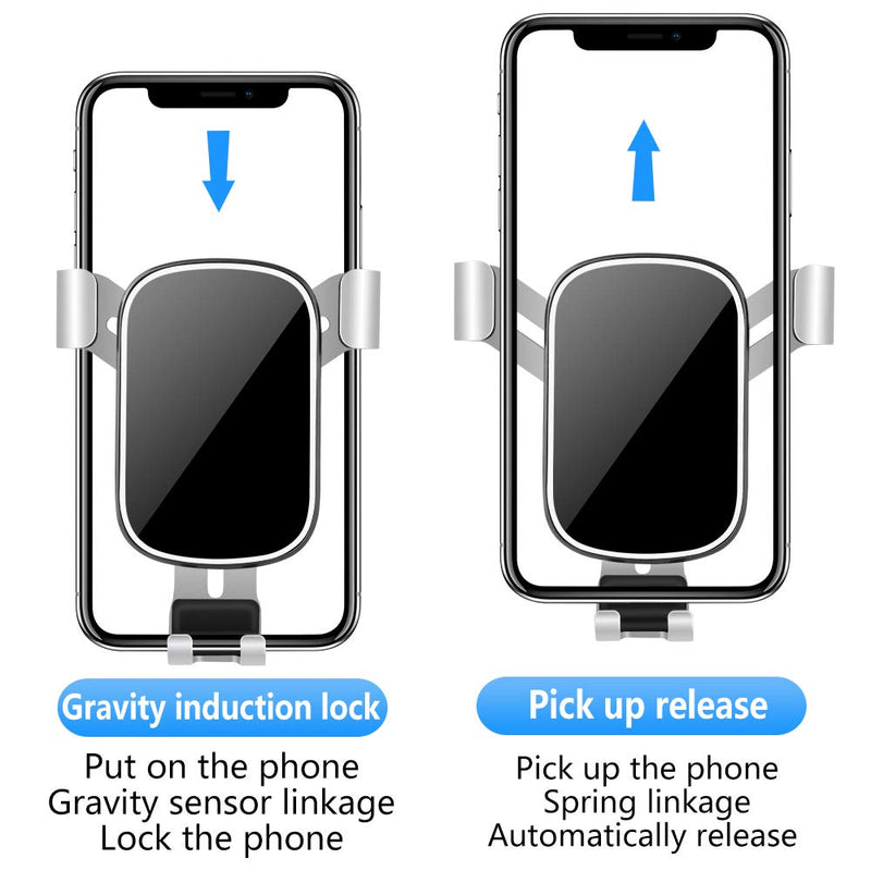 [Australia - AusPower] - LUNQIN Car Phone Holder for 2016-2019 Ford Explorer [Big Phones with Case Friendly] Auto Accessories Navigation Bracket Interior Decoration Mobile Cellphone Mount 