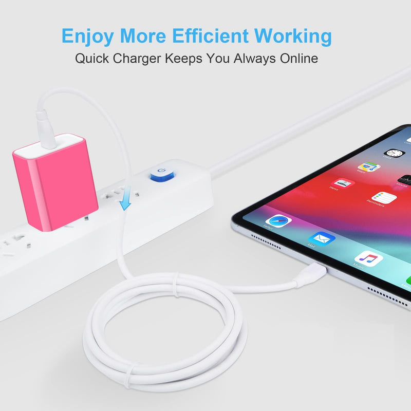 [Australia - AusPower] - USB C Charger, 20W Cube Charger Compatible with iPhone 13 Pro/12 Pro Max,Power Delivery 3.0 Fast Charger,PD Type C Charger for Galaxy S22 S21 S20 S10 S9 A01 A11 A21 A51 A71 A20 A50 Note 22 21,Pixel 6 Rose 