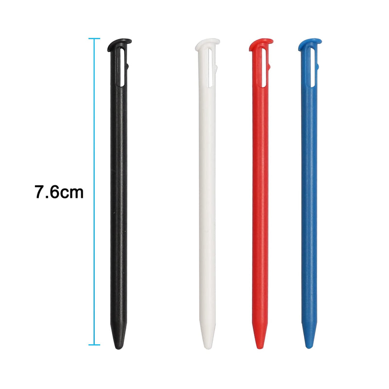 [Australia - AusPower] - New 3DS Stylus Pen, Xahpower Replacement Stylus Compatible with Nintendo New 3DS, 4 in 1 Combo Touch Styli Pen Set Multi Color for New 3DS 