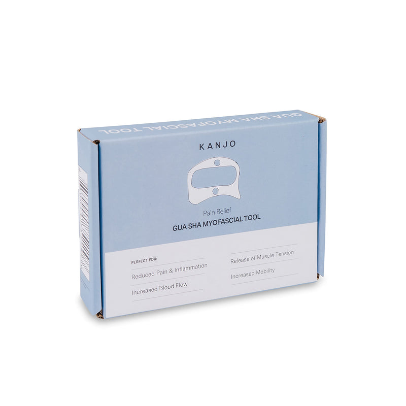 [Australia - AusPower] - Kanjo - Pain Relief Gua Sha Myofascial Tool - Stainless Steel Muscle Scraper Tool - Help Relieve Pain, Muscle Tension & Improve Circulation - Scraping Massage Tool for Soft Tissue Release 