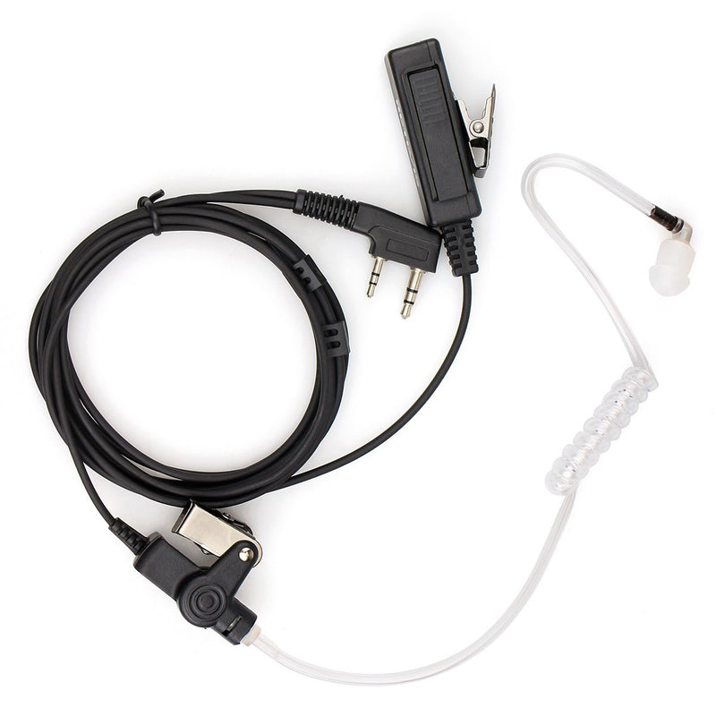 [Australia - AusPower] - Retevis Walkie Talkie Earpiece with Mic Big PTT Headset for Baofeng UV-5R BF-888S UV-82 BF-F8HP UV5RA Retevis RT22 Arcshell AR-5 2 Way Radios (1 Pack) 