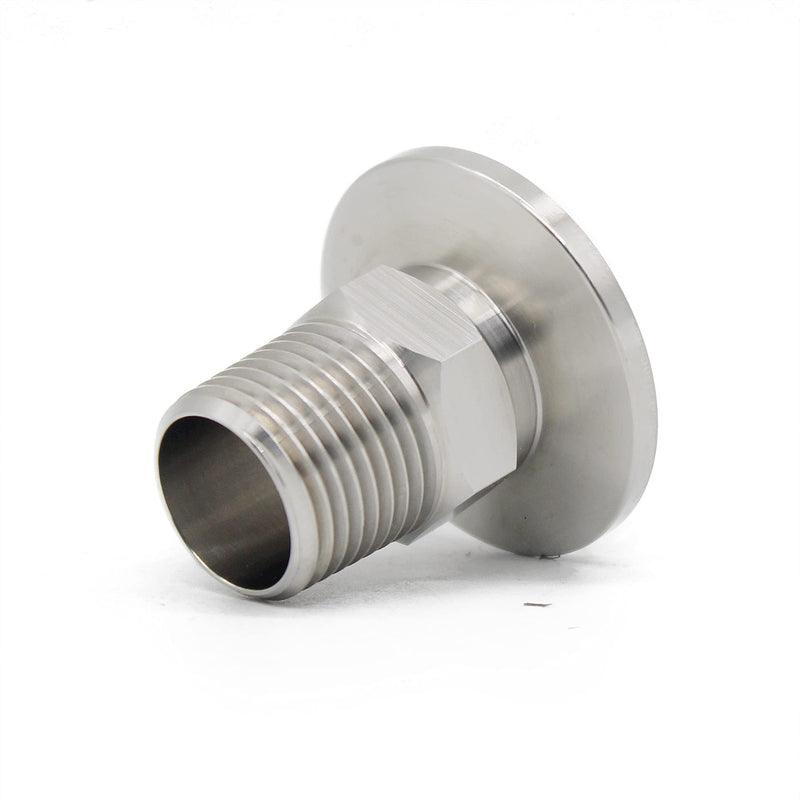 [Australia - AusPower] - QMINOX SS304 KF25 NPT Male Adaptor thread 1/2" NW25 KF Male coupling ISO-KF25 X NPT 1/2" KF25×1/2" 