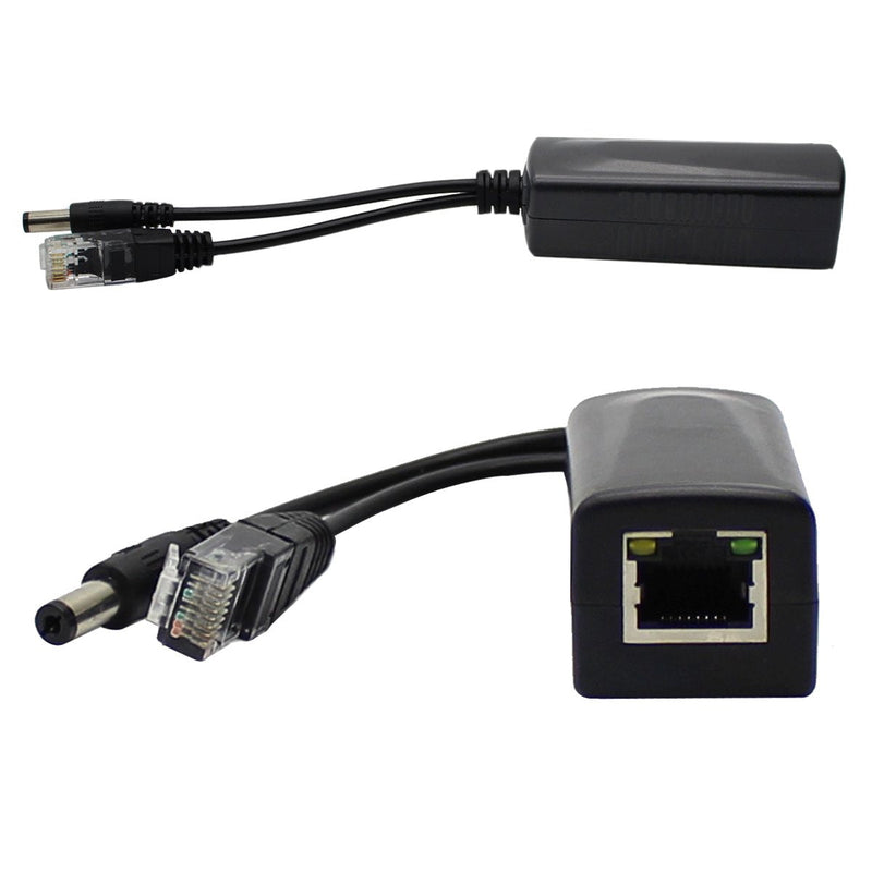 [Australia - AusPower] - ANVISION 4-Pack 12V DC Output Active PoE Splitter Adapter, IEEE 802.3af, 10/100Mbps, for IP Camera AP Voip Phone and More, AV-PS12 