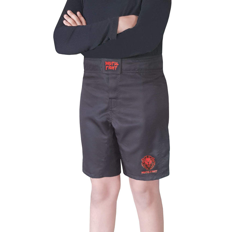 [Australia - AusPower] - BRUTUL FIGHT Kids MMA Mixed Martial Art Shorts BJJ Training Muay Thai 12 