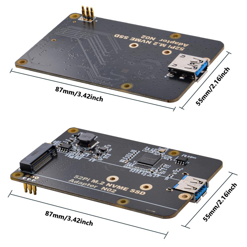 [Australia - AusPower] - GeeekPi M.2 NVME SSD Storage Expansion Board for Raspberry Pi 4, Only Support M.2 NVME SSD (Pi Board or M.2 NVME SSD NOT Included) 