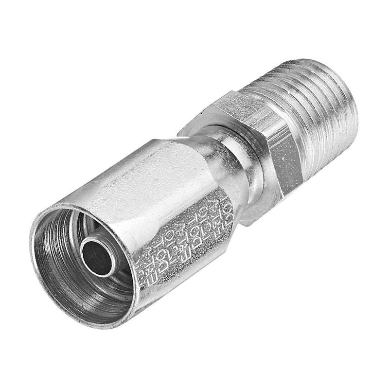 [Australia - AusPower] - Gates 8C5-8RMP Field Attachable for C5C, C5D and C5M Hose, Male Pipe NPTF, 30 Cone Seat, Steel, 13/32" ID 