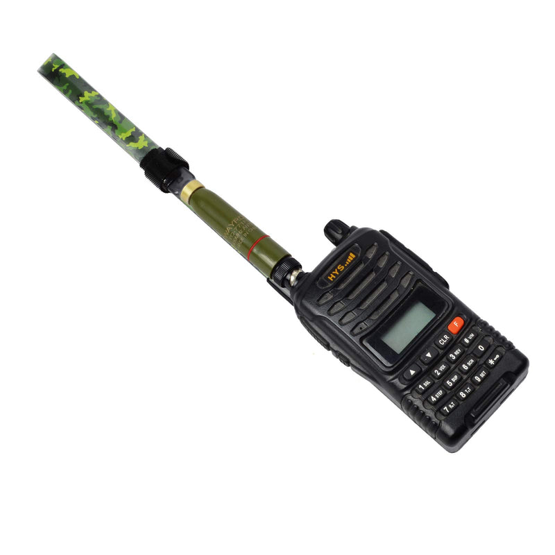 [Australia - AusPower] - TWAYRDIO BNC Tactical Antenna 771FR Camouflage Dual Band VHF UHF 15.3inch Portable Handheld Ham Radio Scanner Antenna for Uniden BC72XLT BC75XLT BC92XLT Icom IC-V8 IC-V80 Two Way Radio 