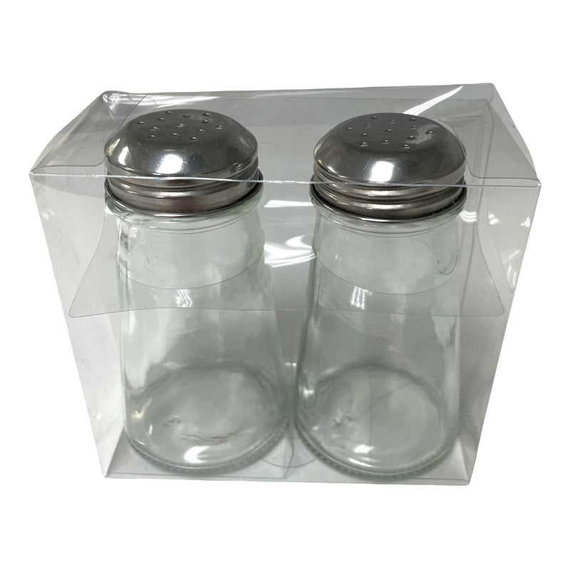 [Australia - AusPower] - Classic Tapered Salt and Pepper Shakers Glass Set 