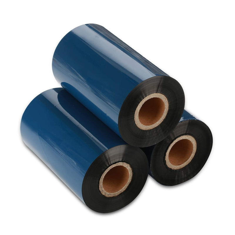 [Australia - AusPower] - CYTTR Thermal Transfer Ribbon - Premium Resin-Enhanced Wax - 4.33" x 984" (110mmx300mm) 1 Inch core Ink Outside Compatible for Zebra Datamax Sato TT Printers (1 Roll) 