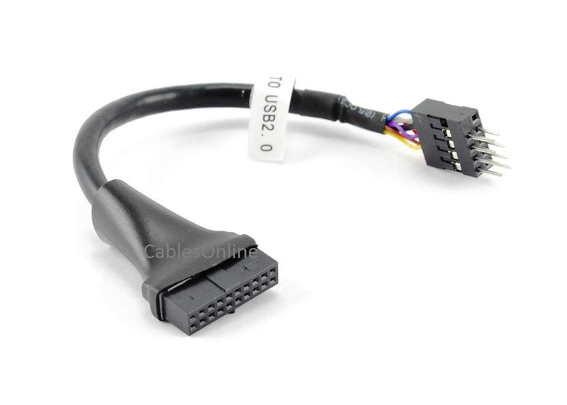 [Australia - AusPower] - CablesOnline 4" USB 3.0 20-Pin Motherboard Header Female to USB 2.0 8-Pin Male Adapter (USB3-AD24) 
