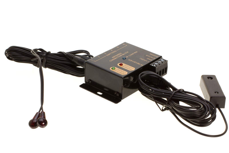 [Australia - AusPower] - IR Repeater System - Hidden IR Control System for Home Theater Infrared Extender System Kit, Black 