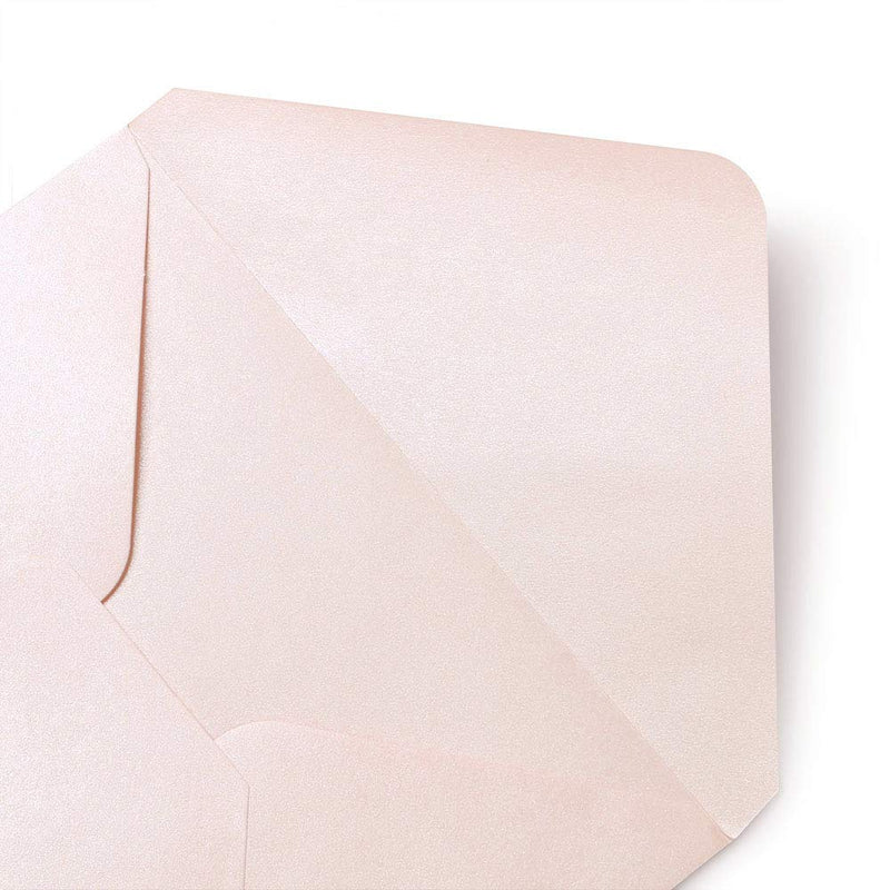 [Australia - AusPower] - PONATIA 50 Pieces/Lot 5.35 x 7.7 inches, Perfect for 5''x7'' Weddings, Invitation Cards,Graduation Invite (Blush Pink) Blush Pink 