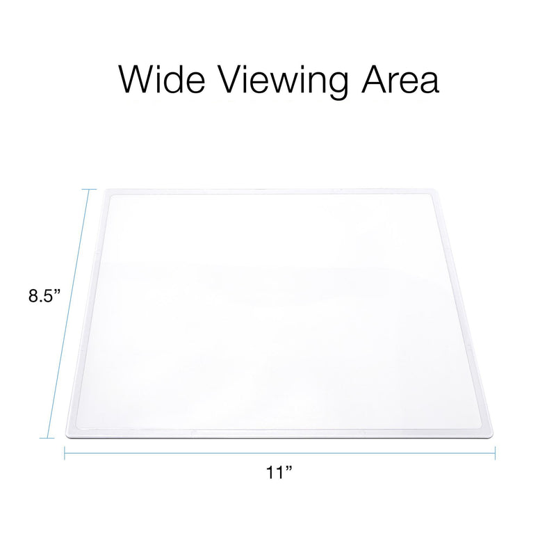 [Australia - AusPower] - (2 Pack) MagniPros Large Full Page 3X Magnifier Premium Magnifying Sheet Fresnel Lens 7.5" X 10.5" with 3 Bonus Bookmark Magnifiers Ideal for Reading Small Prints & Low Vision Seniors 