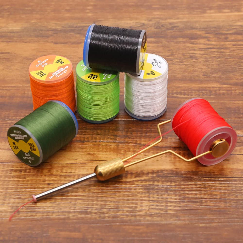 [Australia - AusPower] - XFISHMAN Fly-Tying-Thread-Kit-6/0-3/0 Fly Tying Supplies Fly Fishing Materials Accessories… 6/0 