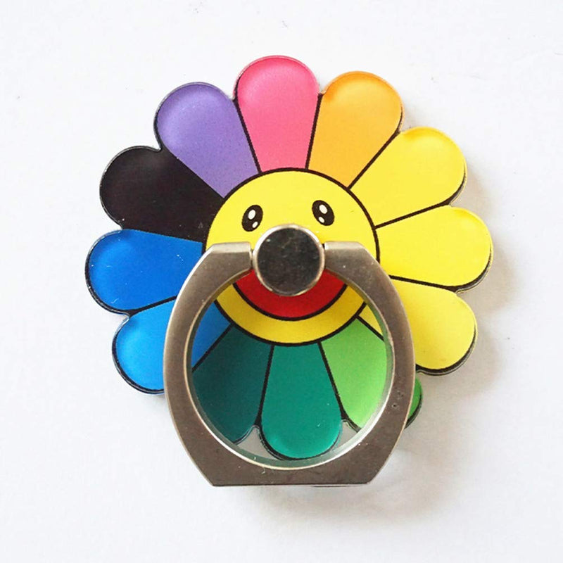 [Australia - AusPower] - Crystal Flower Shape Ring Stent 360°Rotation Finger Ring Grip Cell Phone Ring Holder Stand (Flower1#) Flower1# 