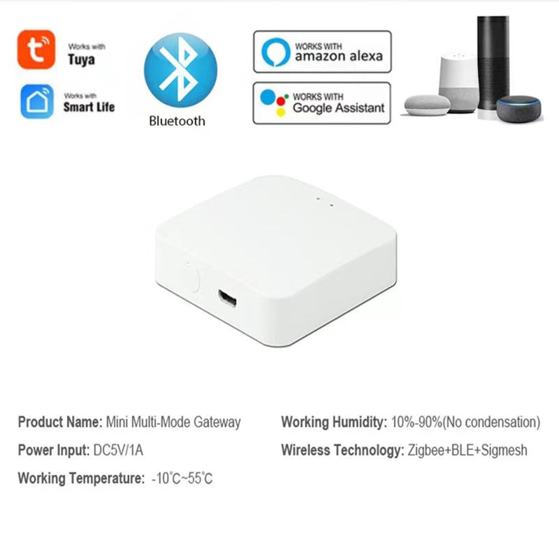 [Australia - AusPower] - BRIGHTFUN Zigbee hub,3 in 1 WiFi 2.4G/Zigbee 3.0/Bluetooth 5.0/Mesh Gateway,Wireless Multimode Gateway,Smart Home Bridge Hub,Compatible with Alexa and Google Assistant 