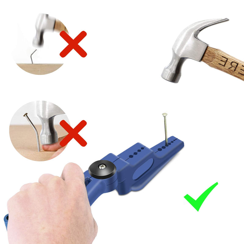[Australia - AusPower] - Plastic Pliers, Home Tool Auxiliary Pliers, Jelanry Secure Nails Anti-smashing finger Joint Pliers for More Safety for Hammering Nails Easy to Position and Keeps Fingers Safe 