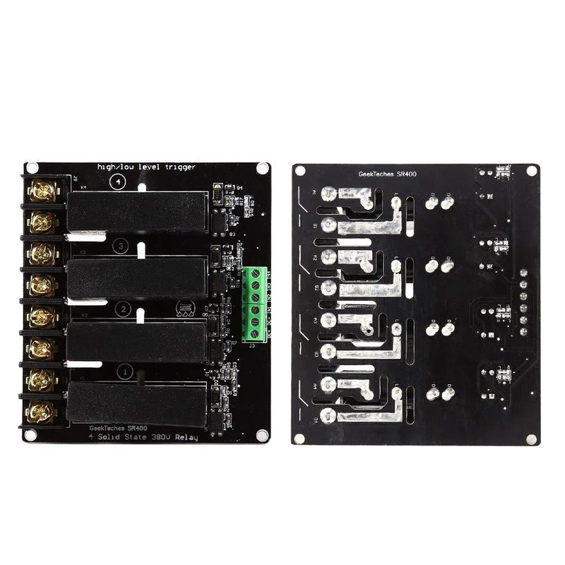[Australia - AusPower] - 4 Channels Solid State Relay Module High Voltage Level Trigger High Safety Solid State Relay Switch Controller Mini 380V 8A SSR Stable for Industrial Controls 