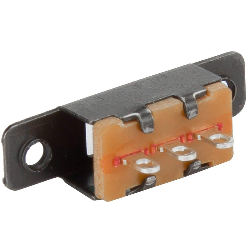 DIYhz Slide Switch Panel Mount 3 Solder Lug Pin ON/Off 2 Position 50Pcs ...