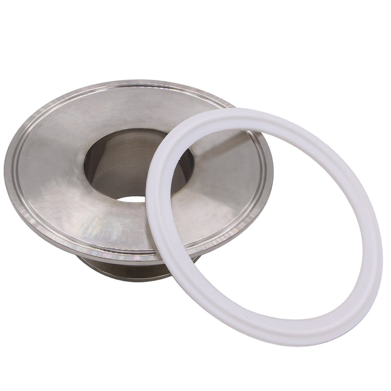 [Australia - AusPower] - DERNORD Teflon (PTFE) Tri-Clamp Gasket O-ring - 4 Inch Style Fits OD 119MM Sanitary Pipe Weld Ferrule (Pack of 2) Pack of 2 