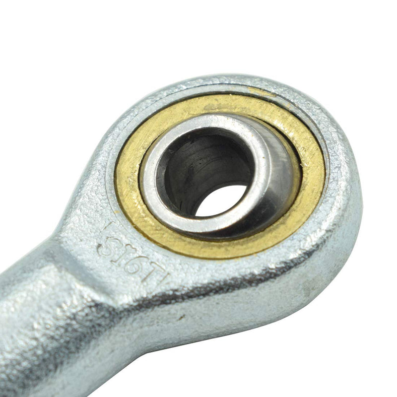 [Australia - AusPower] - PHITUODA 6mm Inside Dia Rod End Bearing Self Lubricating, M6 x 1.0 Female Thread Connector Joint, SI6T/K Rod End Ball Bearing, Pack of 4 Bronze 