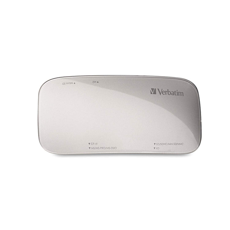 [Australia - AusPower] - Verbatim Universal Card Reader, USB 3.0 - Silver (97706) 