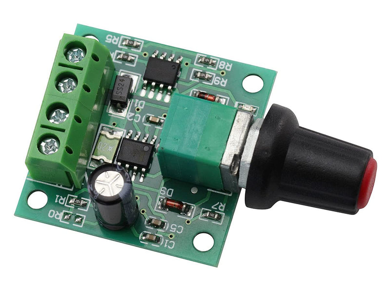 [Australia - AusPower] - VKLSVAN 6PCS DC PWM Motor Speed Controller 1803BK 1803B Adjustable Driver Switch with Speed Control Knob DC 1.8v 3v 5v 6v 12v 2A 30W Low Voltage 